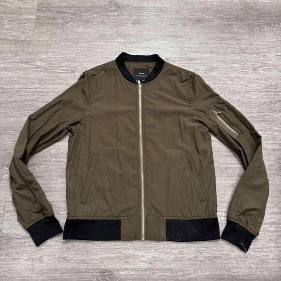 Zara Jackets & Blazers - Zara Jacket Womens Extra Small Green Pockets Bomber Basics Herrington Casual